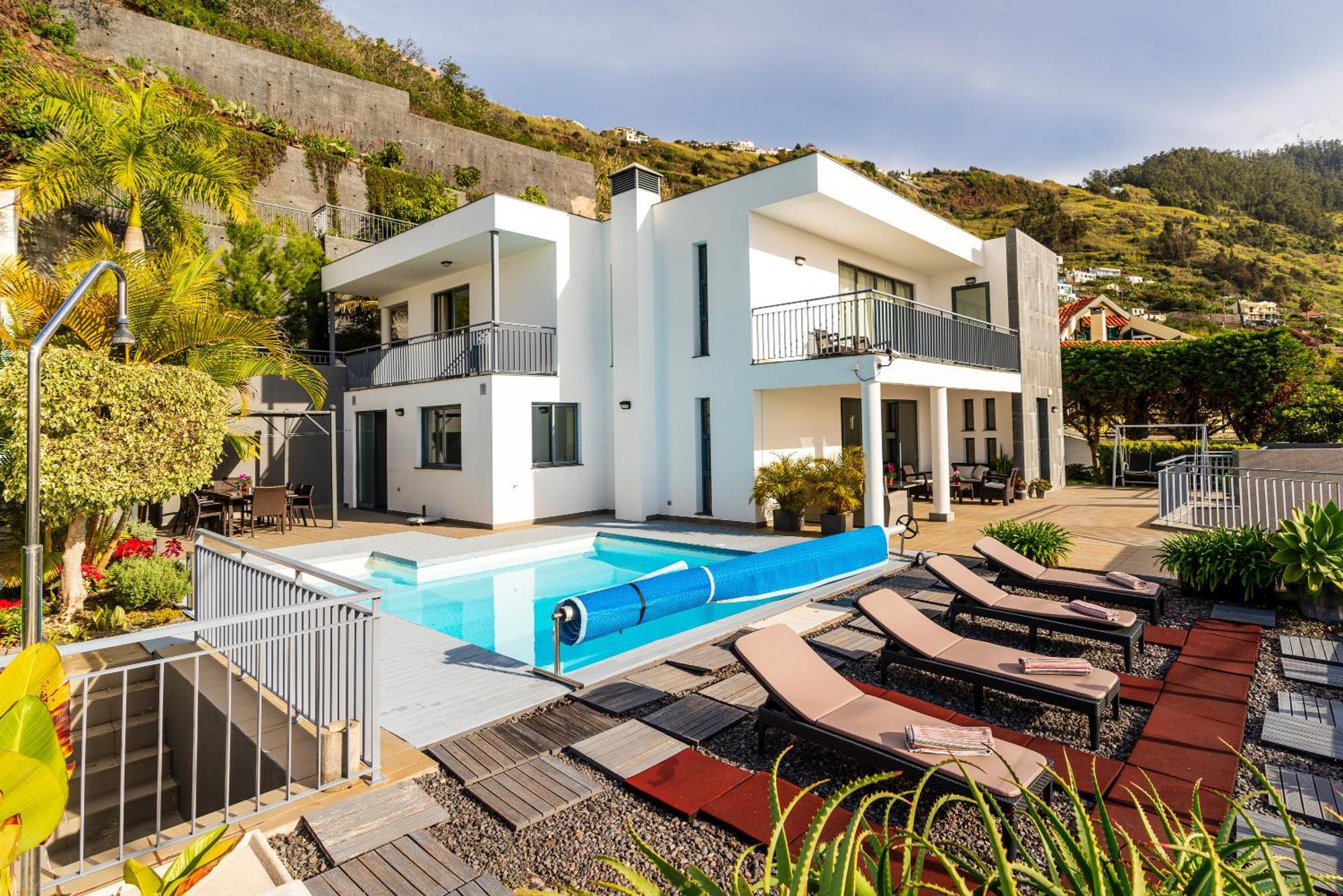 Villa Nunes, Big Holiday House With Private Pool Calheta  Exteriör bild